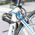 Bike Cycle Lock Combination Code Spiral Cable Bike Cycle Lock Manufactory